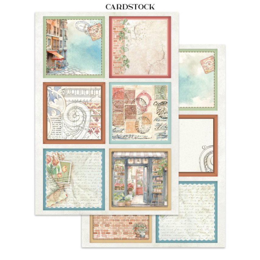 Junk Journal - Art of Travelling - 7 - Stamperia - Tidformera