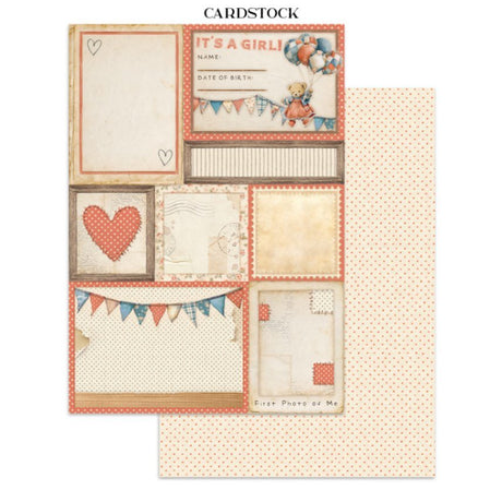 Junk Journal - Baby - 13 - Stamperia - Tidformera