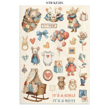 Junk Journal - Baby - 7 - Stamperia - Tidformera
