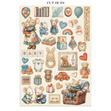 Junk Journal - Baby - 5 - Stamperia - Tidformera
