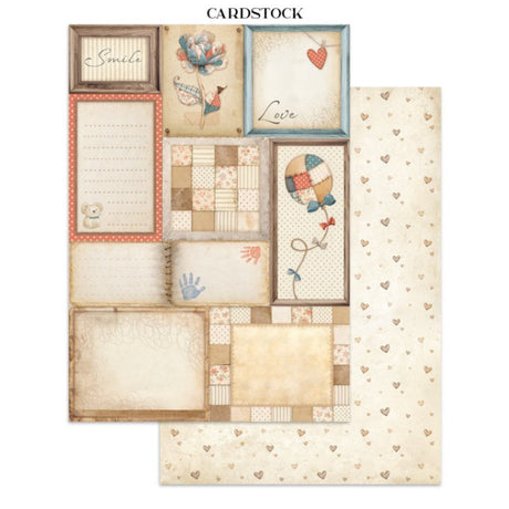 Junk Journal - Baby - 16 - Stamperia - Tidformera