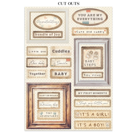 Junk Journal - Baby - 6 - Stamperia - Tidformera