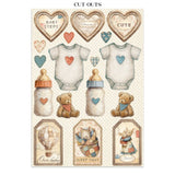 Junk Journal - Baby - 2 - Stamperia - Tidformera