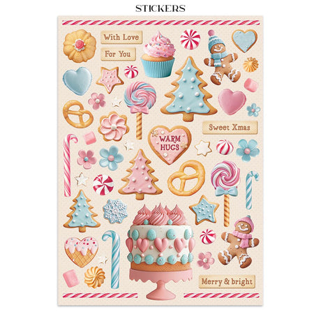 Junk Journal - Candy Christmas - 3 - Stamperia - Tidformera