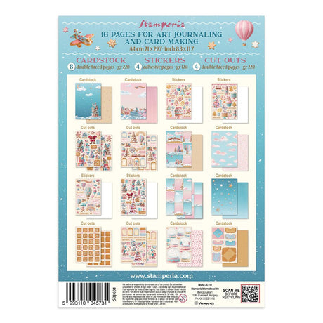Junk Journal - Candy Christmas - 14 - Stamperia - Tidformera