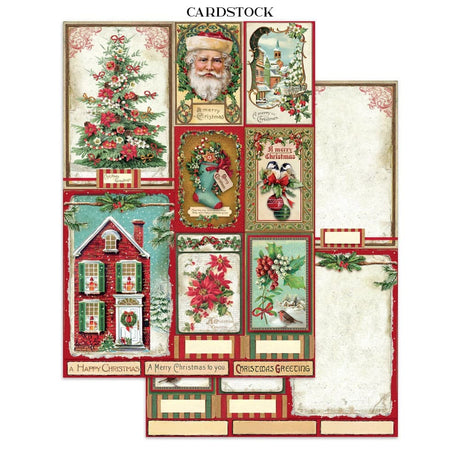 Junk Journal - Classic Christmas - 21 - Stamperia - Tidformera