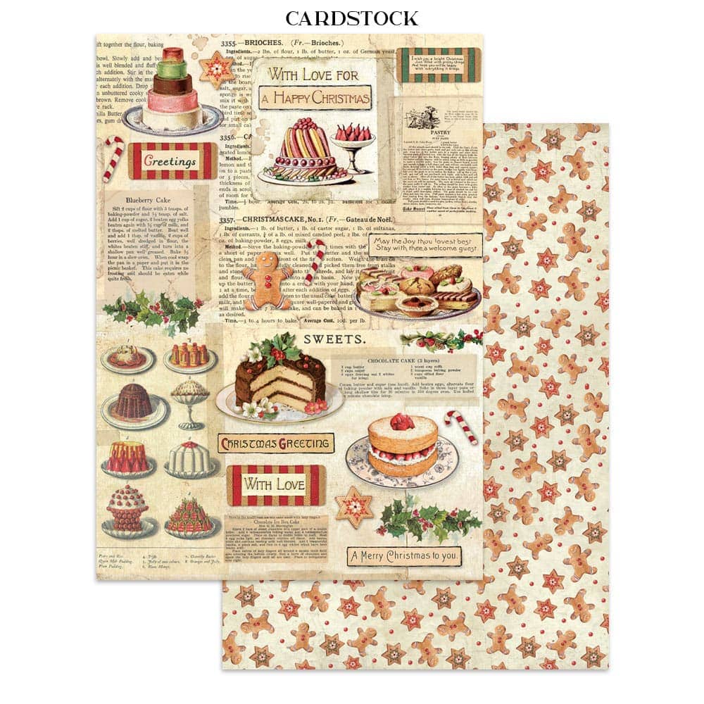 Junk Journal - Classic Christmas - 27 - Stamperia - Tidformera