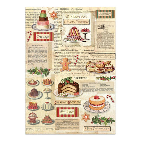 Junk Journal - Classic Christmas - 2 - Stamperia - Tidformera