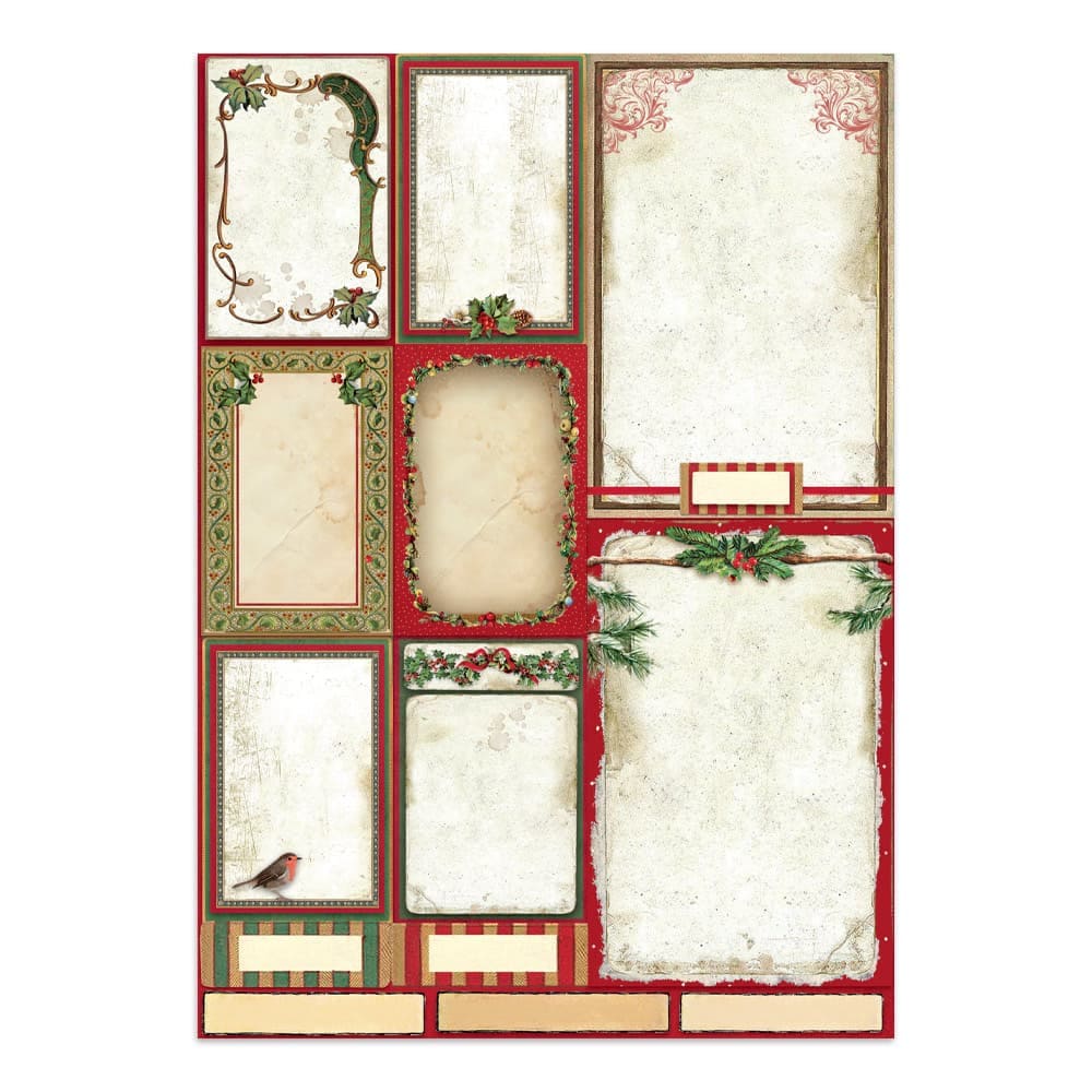 Junk Journal - Classic Christmas - 22 - Stamperia - Tidformera