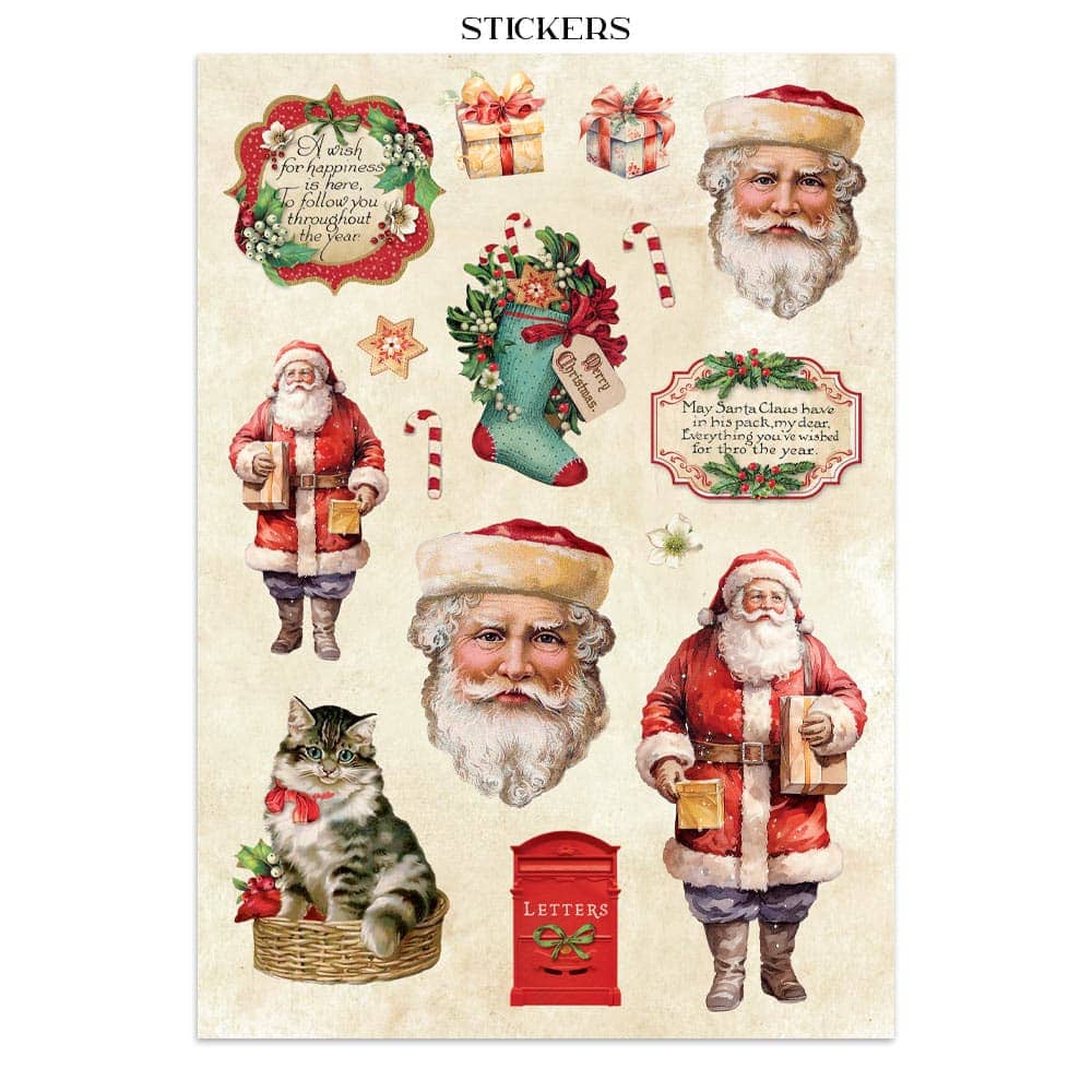 Junk Journal - Classic Christmas - 12 - Stamperia - Tidformera
