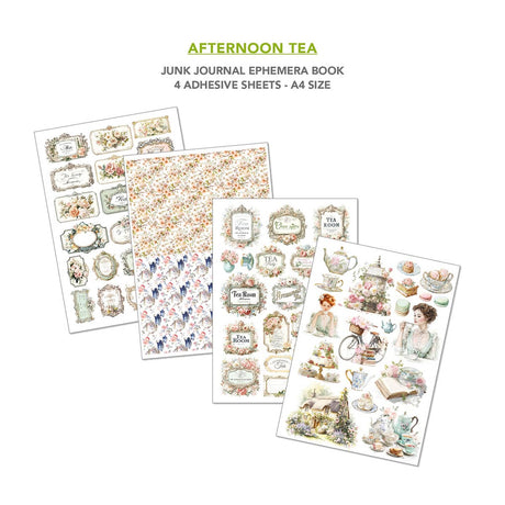 Junk Journal & Ephemera book - Afternoon Tea - 5 - Ciao Bella - Tidformera