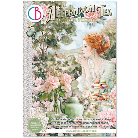Junk Journal & Ephemera book - Afternoon Tea - 1 - Ciao Bella - Tidformera
