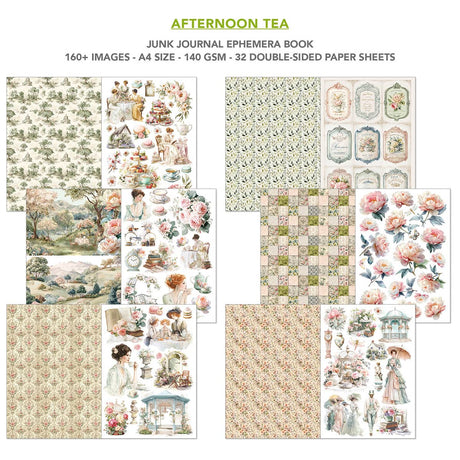Junk Journal & Ephemera book - Afternoon Tea - 3 - Ciao Bella - Tidformera