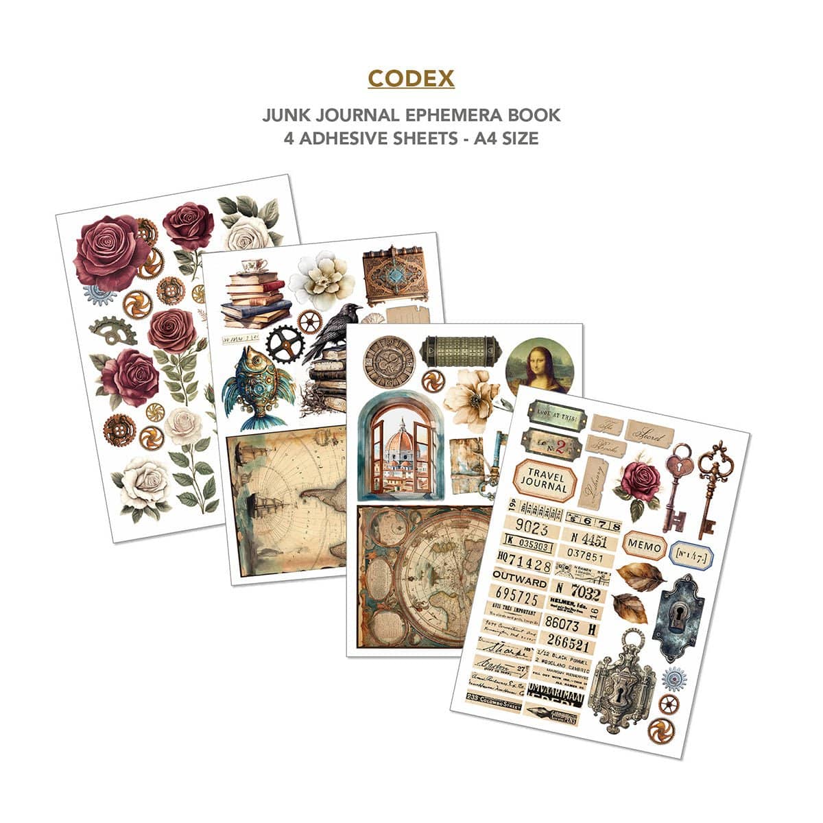 Junk Journal & Ephemera book - Codex - 5 - Ciao Bella - Tidformera