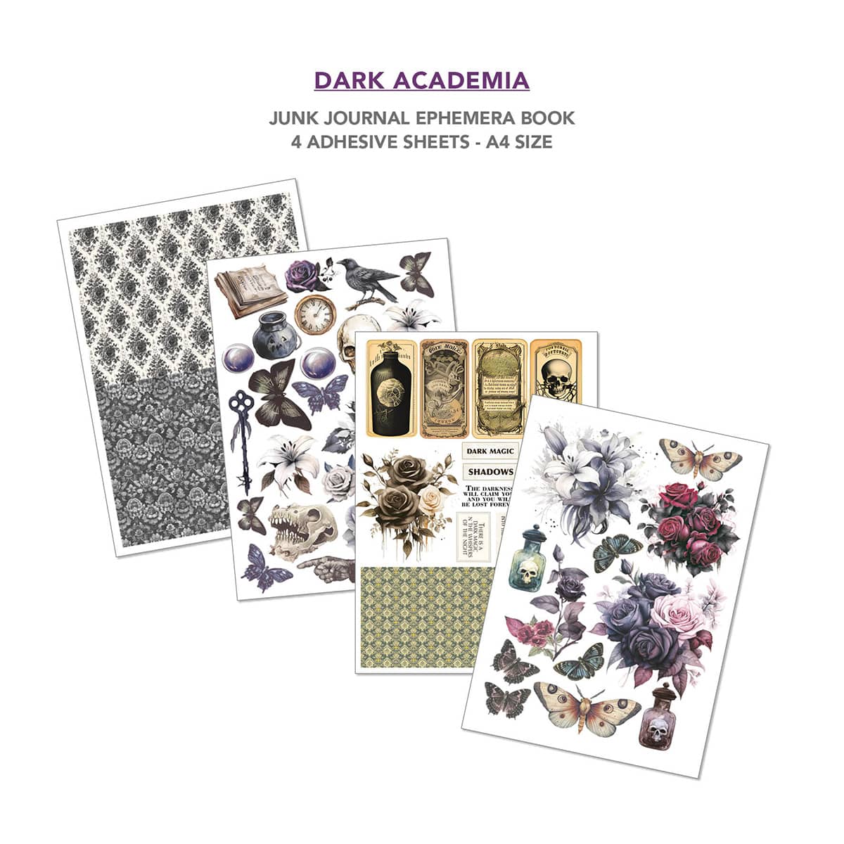 Junk Journal & Ephemera book - Dark Academia - 5 - Ciao Bella - Tidformera