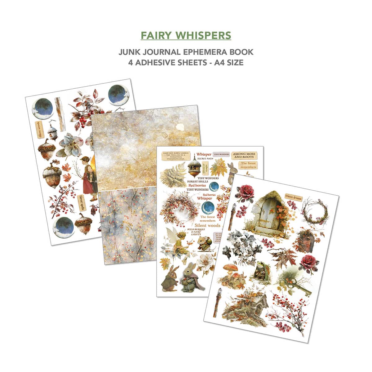 Junk Journal & Ephemera book - Fairy Whispers - 5 - Ciao Bella - Tidformera