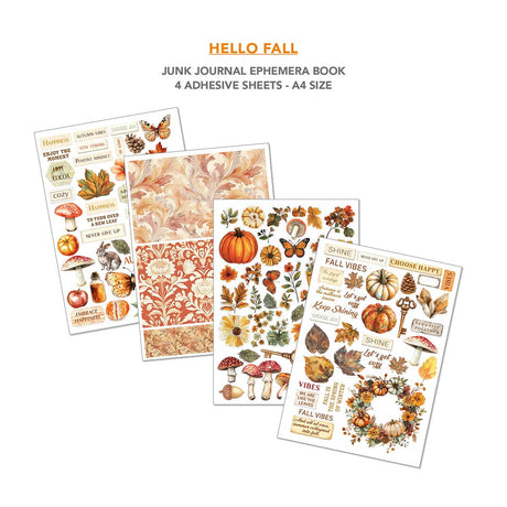 Junk Journal & Ephemera book - Hello Fall - 5 - Ciao Bella - Tidformera