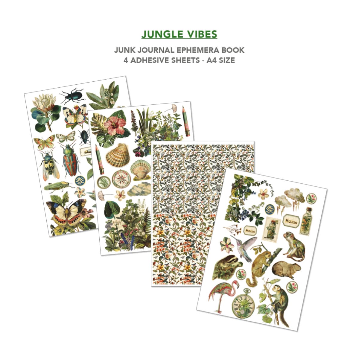 Junk Journal & Ephemera book - Jungle Vibes - 5 - Ciao Bella - Tidformera