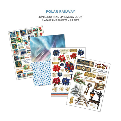 Junk Journal & Ephemera book - Polar Railway - 6 - Ciao Bella - Tidformera