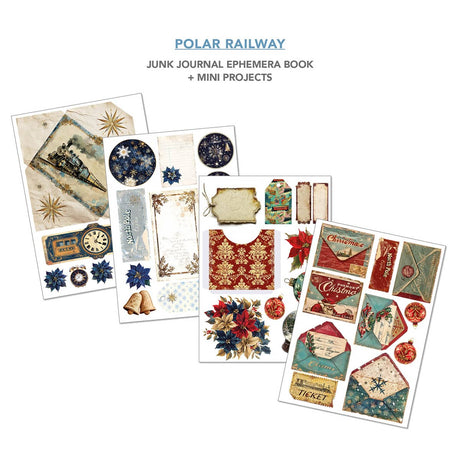 Junk Journal & Ephemera book - Polar Railway - 5 - Ciao Bella - Tidformera