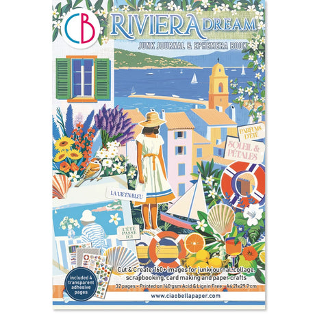 Junk Journal & Ephemera book - Riviera Dream - 1 - Ciao Bella - Tidformera