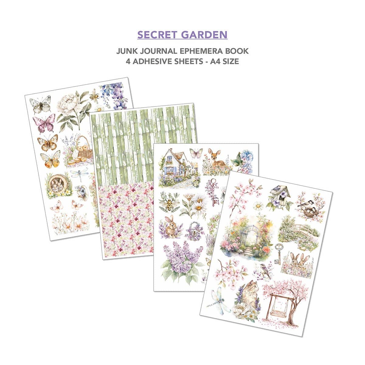 Junk Journal & Ephemera book - Secret garden - 5 - Ciao Bella - Tidformera