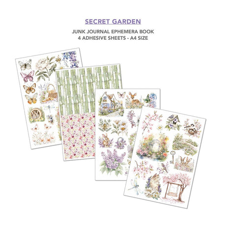 Junk Journal & Ephemera book - Secret garden - 5 - Ciao Bella - Tidformera