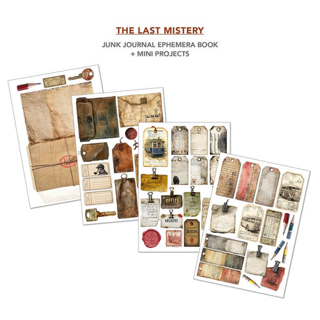 Junk Journal & Ephemera book - The Last Mystery - 6 - Ciao Bella - Tidformera