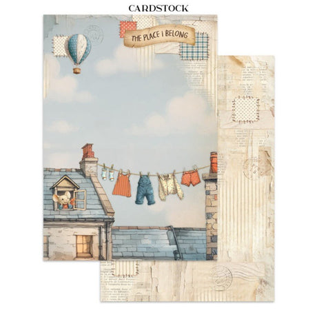 Junk Journal - Family - 6 - Stamperia - Tidformera