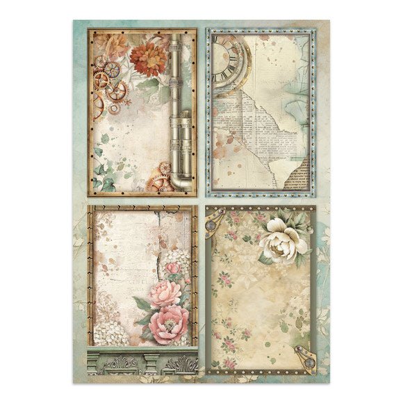 Junk Journal - Gardens of time - 33 - Stamperia - Tidformera