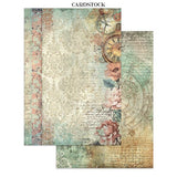 Junk Journal - Gardens of time - 24 - Stamperia - Tidformera