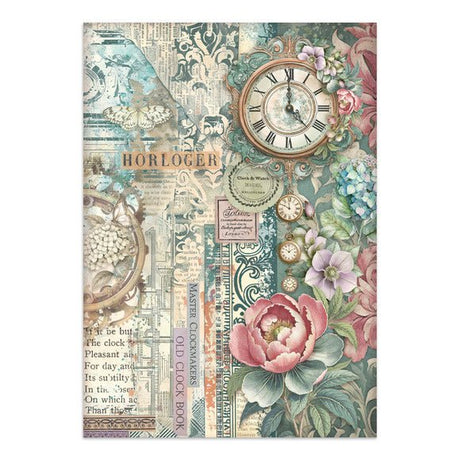 Junk Journal - Gardens of time - 23 - Stamperia - Tidformera