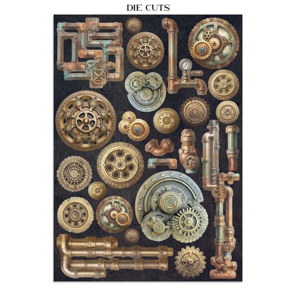 Junk Journal - Gardens of time - 11 - Stamperia - Tidformera