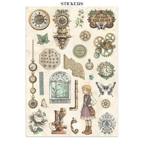 Junk Journal - Gardens of time - 19 - Stamperia - Tidformera