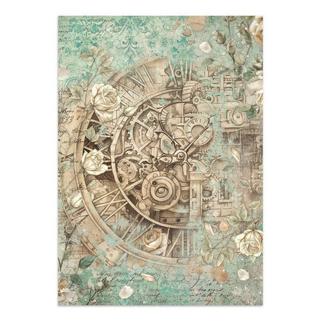 Junk Journal - Gardens of time - 4 - Stamperia - Tidformera