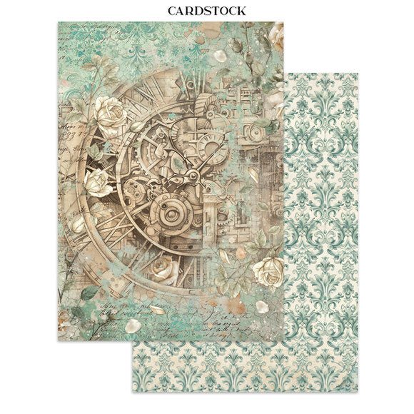 Junk Journal - Gardens of time - 3 - Stamperia - Tidformera