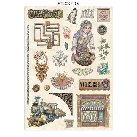 Junk Journal - Gardens of time - 10 - Stamperia - Tidformera
