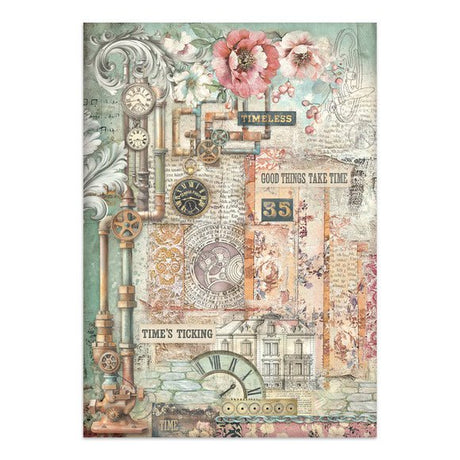 Junk Journal - Gardens of time - 15 - Stamperia - Tidformera