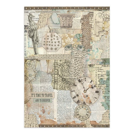 Junk Journal - Gardens of time - 34 - Stamperia - Tidformera
