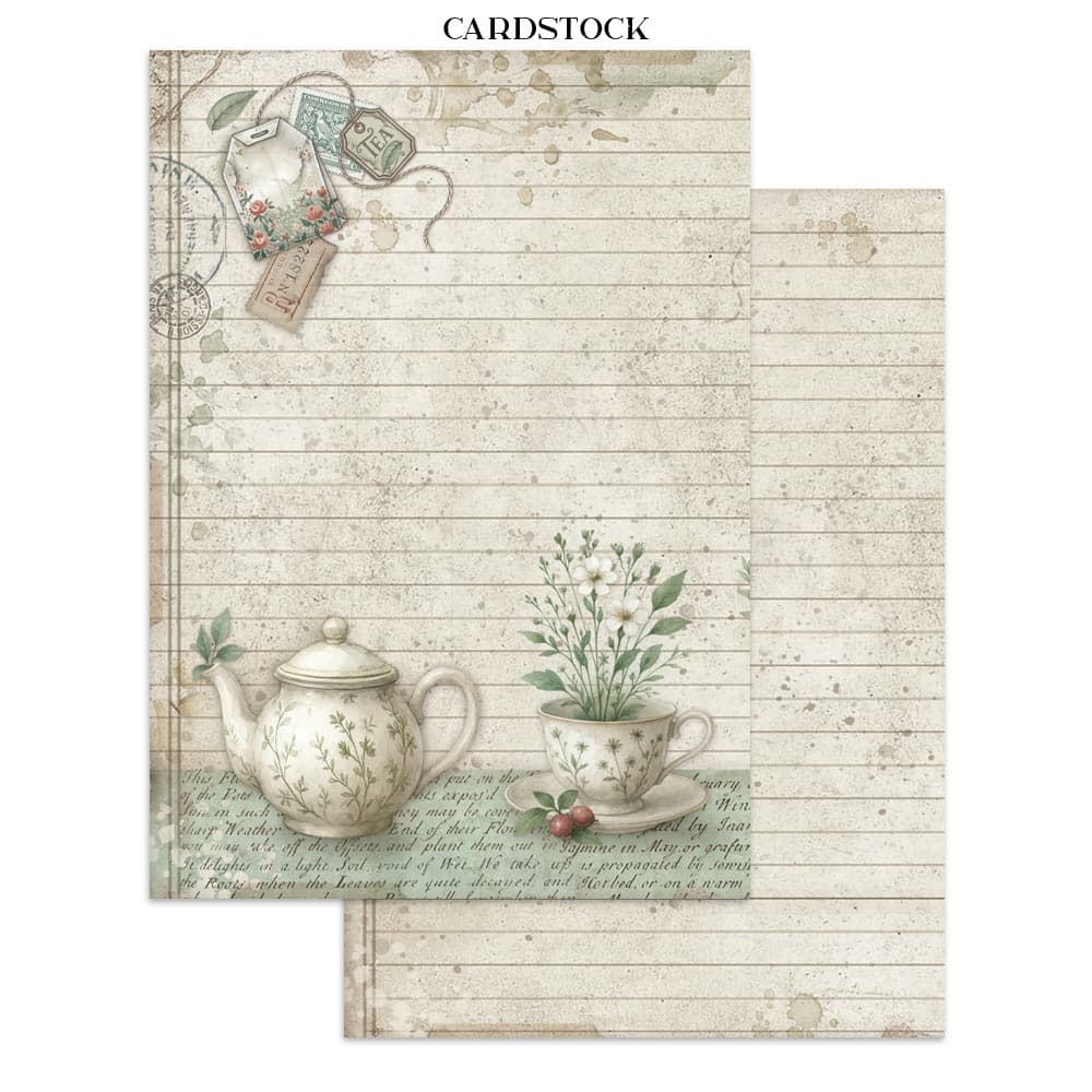 Junk Journal - Herbarium Silvae - 7 - Stamperia - Tidformera