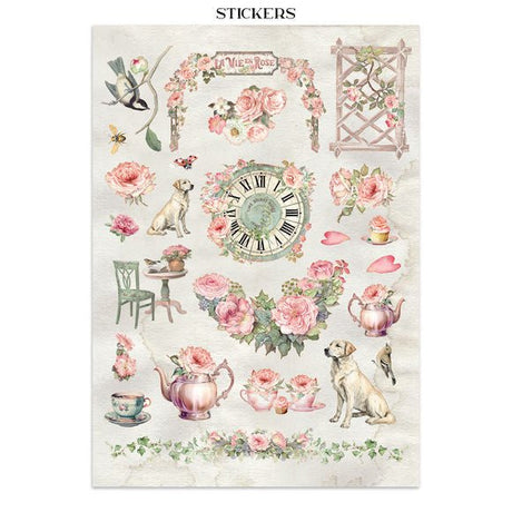 Junk Journal - House of Roses - 20 - Stamperia - Tidformera