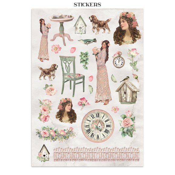 Junk Journal - House of Roses - 10 - Stamperia - Tidformera