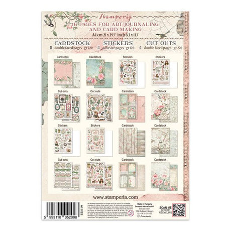 Junk Journal - House of Roses - 36 - Stamperia - Tidformera