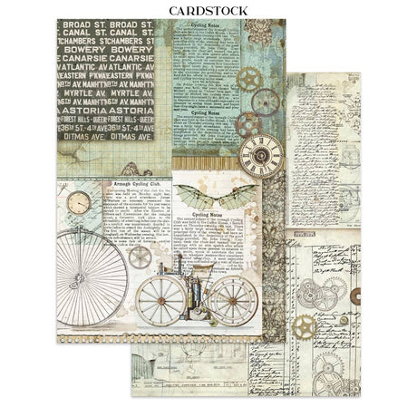 Junk Journal - Voyages Fantastiques - 9 - Stamperia - Tidformera