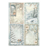 Junk Journal - White Christmas - 18 - Stamperia - Tidformera