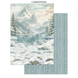 Junk Journal - White Christmas - 2 - Stamperia - Tidformera