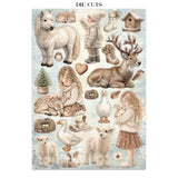 Junk Journal - White Christmas - 16 - Stamperia - Tidformera