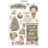 Junk Journal - White Christmas - 14 - Stamperia - Tidformera