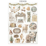 Junk Journal - White Christmas - 3 - Stamperia - Tidformera