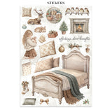 Junk Journal - White Christmas - 4 - Stamperia - Tidformera